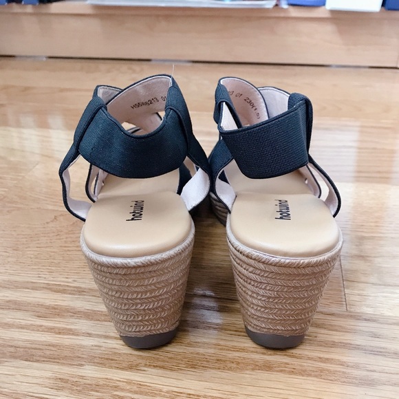 Hotwind black strappy wedges size 36 - Picture 3 of 5